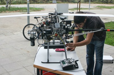 Raul working in the UAS
